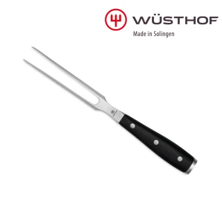 【WUSTHOF 三叉】德國三叉牌 CLASSIC IKON black 16cm 直切肉叉