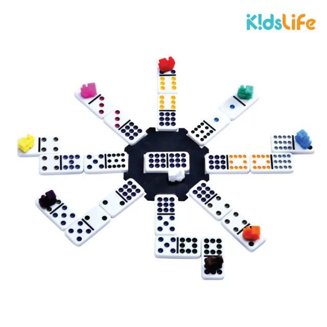 【KidsLife】墨西哥火車骨牌｜桌遊 骨牌接龍 西洋骨牌 樂齡桌遊