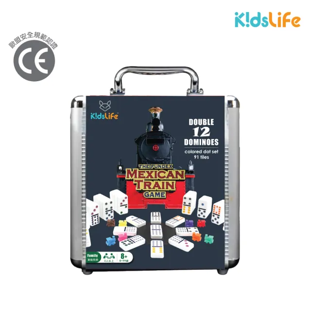 【KidsLife】墨西哥火車骨牌｜桌遊 骨牌接龍 西洋骨牌 樂齡桌遊