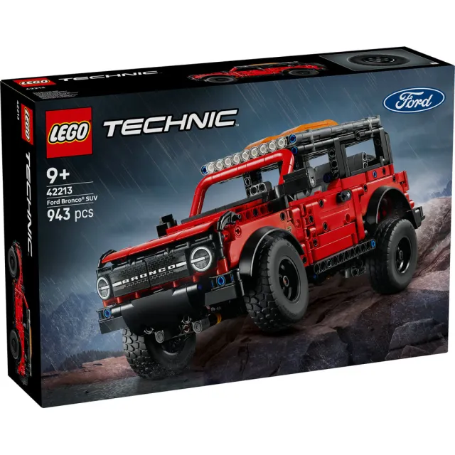 【LEGO 樂高】科技系列 42213 Ford Bronco 休旅車(福特汽車 汽車模型 居家擺設 積木)