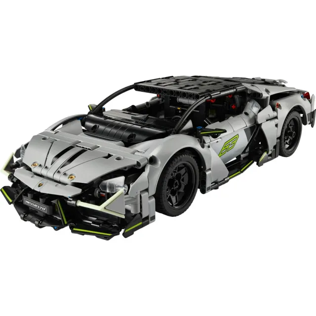 【LEGO 樂高】科技系列 42214 Lamborghini Revuelto 超級跑車(遙控車玩具 汽車模型 居家擺設 積木)