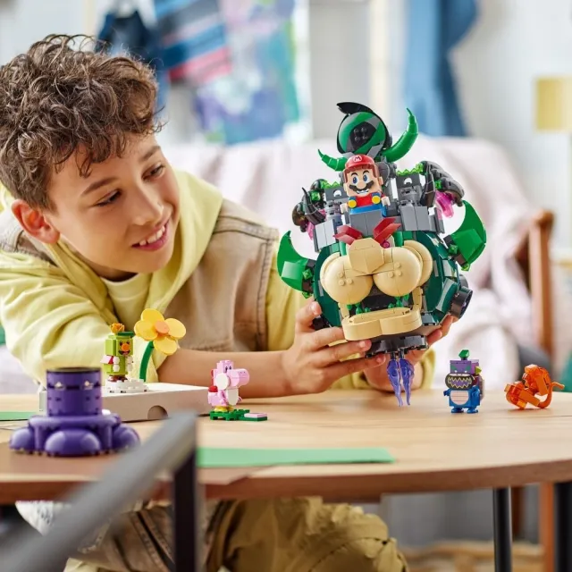 LEGO 樂高】超級瑪利歐系列72042 花洛里安王子與城堡庫巴(任天堂粉紅色