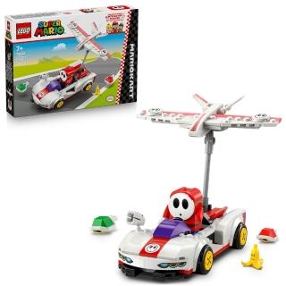 【LEGO 樂高】超級瑪利歐系列 72045 瑪利歐賽車-嘿呵與Ｐ飛翼(任天堂 MarioKart 兒童玩具 積木)