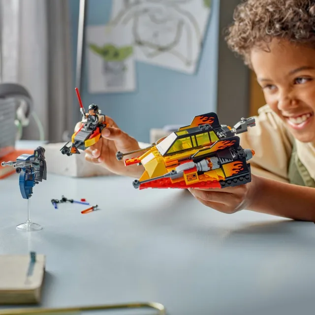 【LEGO 樂高】星際大戰系列 75414 The Force Burner Snowspeeder(星戰 Star Wars 兒童玩具 積木)