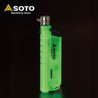 【SOTO】夜光伸縮防風點火器 夜光綠ST-487LU (填充式打火機)