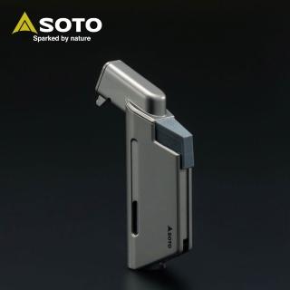 【SOTO】金屬棕L型填充式迷你點火器 ST-489TB(掌中型打火機)