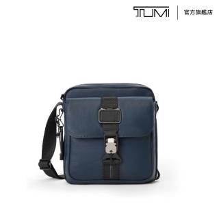 【TUMI】ALPHA BRAVO Junior 帆布斜背包-海軍藍(TUMI 官方旗艦店)