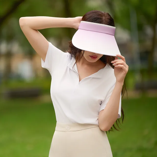 【MYDRESS】漸層感摺疊防曬遮陽帽