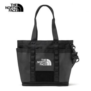 【The North Face】TNF 休閒 運動 側肩兩用揹包 EXPLORE UTILITY TOTE 男女 黑(NF0A3KZU53R)
