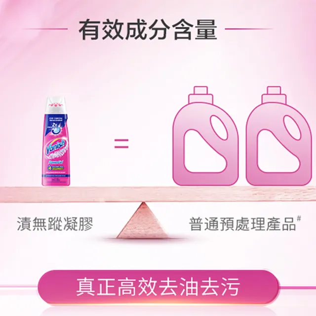 【Vanish 漬無蹤】新一代碧蓮去漬凝膠200ml(衣服去漬/去污/去漬筆/去油污)