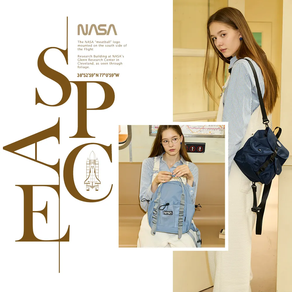 【NASA SPACE授權】買一送一。買後背包送品牌手機包│美國太空旅人大容量旅行後背包(多款任選)