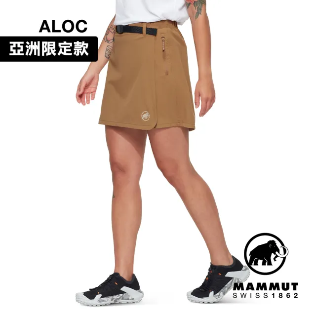 【Mammut 長毛象官方直營】Trekkers Wrap Skort AF Women 日系戶外褲裙 女款 黏土棕 #1023-01090