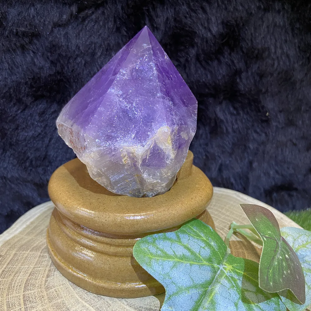 【Cocozy世界水晶原礦】剛果紫晶大牙拋光擺件 02-6(緩和情緒 平衡能量)