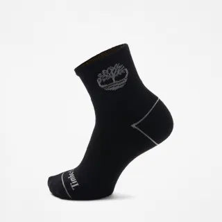 【Timberland】中性黑色短筒襪(A6BCK001)