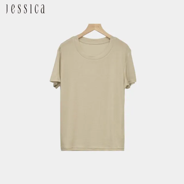【JESSICA】經典舒適柔軟百搭圓領短袖T恤J53605（綠）