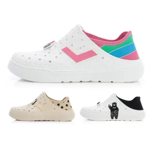 【PONY】ENJOY輕量洞洞鞋 珍奶 茄芷袋 台灣黑熊 可踩式腳後跟 中性款 男 女鞋(台灣難波萬系列)