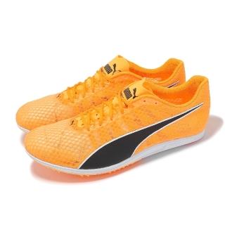 【PUMA】田徑釘鞋 evoSPEED Distance 11 男鞋 橘 黑 可拆釘 田徑 運動鞋(377961-01)