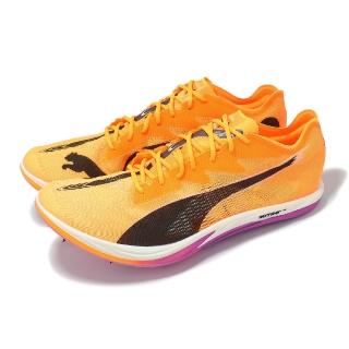 【PUMA】競速跑鞋 Long Distance Nitro Elite 3 男鞋 橘 白 可拆式鞋釘 氮氣中底(311981-01)