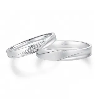 【蘇菲亞珠寶】950鉑金 羈絆 結婚對戒