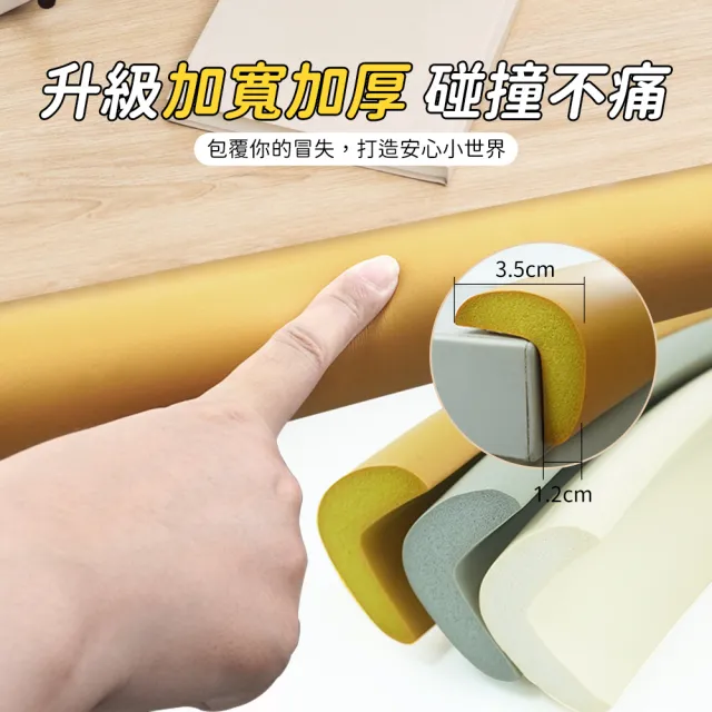 【大匠工具】轉角防撞 防撞泡綿 護角防撞 2米 加寬加厚 防撞護條 L型防撞條 PU200G-F(嬰兒防撞 保護條)