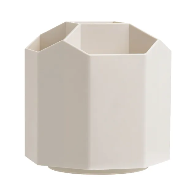 【樂居家】加高5格 360度旋轉收納筆筒(5格旋轉筆筒 大容量收納 桌面文具收納 化妝品收納 小物收納)