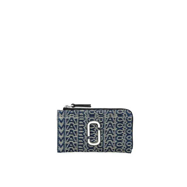 【MARC JACOBS】本季精選 MJ 經典丹寧拉鍊皮夾