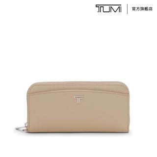 【TUMI】BELDEN SLG 全拉鍊皮革長夾 - 燕麥(TUMI 官方旗艦店)