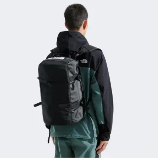 【The North Face 官方旗艦】經典ICON-北面男女款黑色休閒旅行包｜52SS53R(筆電包/登山包)