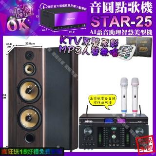 【音圓】STAR-25+FNSDHR-2501N+FNSDSP-903N+MIPRPOMR-198(卡拉OK組合/音響設備)