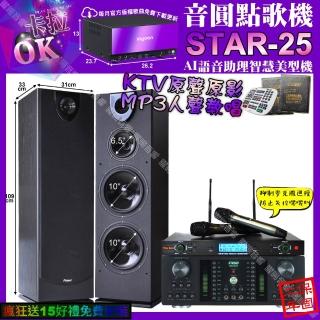【音圓】STAR-25+FNSDHR-2501N+PianorPA-983+YAKOAD-300U(卡拉OK組合/音響設備)