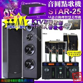 【音圓】STAR-25+FNSDHR-2501N+PianorPA-983+ROCKITOK-600+YAKOAD-100X2(卡拉OK組合/音響設備)