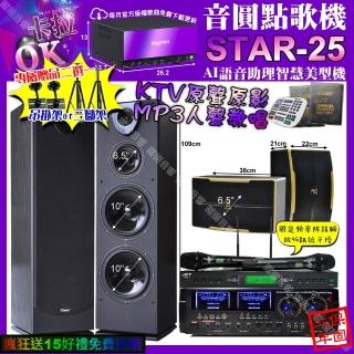 【音圓】STAR-25+AudioKingHD-1000+PianorPA-983+ROCKITOK-600+JCTJ-9953(卡拉OK組合/音響設備)