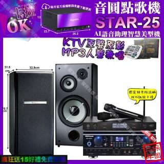 【音圓】STAR-25+TDFHK-260RU+TDFM-103+JCTJ-8100(卡拉OK組合/音響設備)