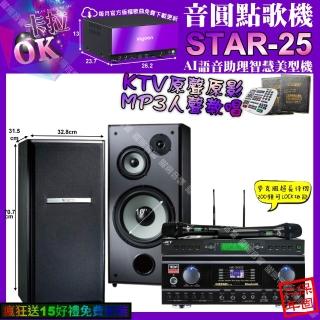 【音圓】STAR-25+TDFHK-300S+TDFM-103+JCTJ-9953(卡拉OK組合/音響設備)