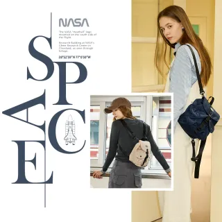 【NASA SPACE】買一送一。買包送潮流帽│美國太空旅人率性百搭三用後背包-NA20007(4色任選)