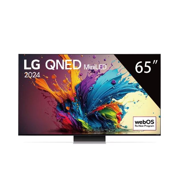 【LG 樂金】65型QNED MiniLED 量子奈米4K 120Hz AI物聯網顯示器 / 台 65QNED91TTA(含基本安裝)