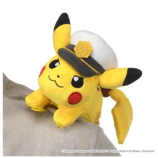 【TAKARA TOMY】POKEMON 精靈寶可夢 絨毛 肩膀上的船長皮卡丘