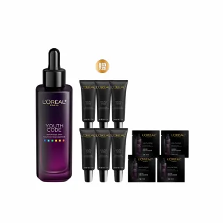 【LOREAL Paris 巴黎萊雅】青春密碼酵素肌底調理精華4.0_50ml(黑瓶精華/精華/精華液)