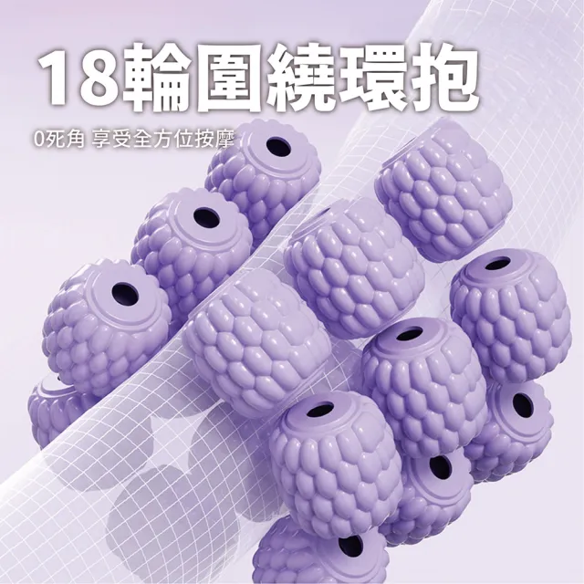 【keep power】18輪夾腿按摩器 環形夾腿滾輪 美腿夾 按摩夾(按摩滾輪/全包覆按摩/舒壓放鬆神器)