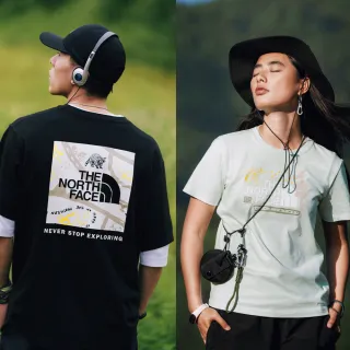 【The North Face 官方旗艦】男女大LOGO特色印花短T(多款可選)