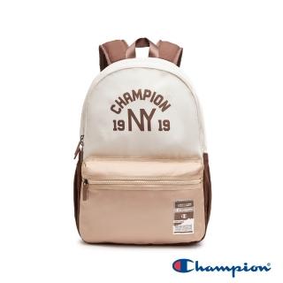 【Champion】官方直營 中性-C-LIFE 印花LOGO後背包-摩卡色(U5BACPU01F5)