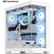 【darkFlash】大飛 DS900 ATX電腦機殼-白色(附ARGB風扇*4)