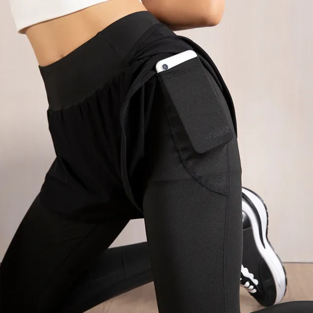 【ALLK 歐楷】新款到 買一送一 暢銷韻律瑜珈褲 多款(尺寸L-XXL/中大尺碼/彈性/舒適)