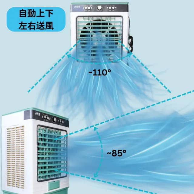【勳風】80L冰風暴工業級商用水冷扇/移動式冰晶水冷循環涼風扇(HFA-K8080)