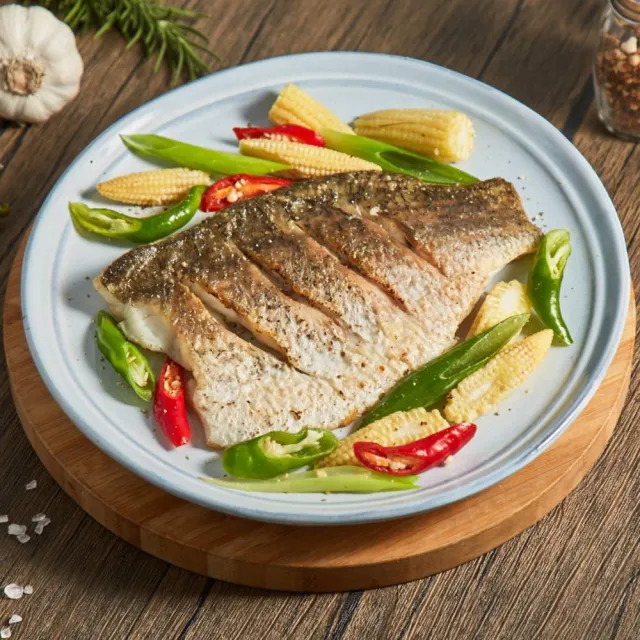 【大成】台灣國產金目鱸魚175g／包︱15包含運組︱大成食品(野生捕撈 無藥殘 海鮮水產 乾煎 無刺)