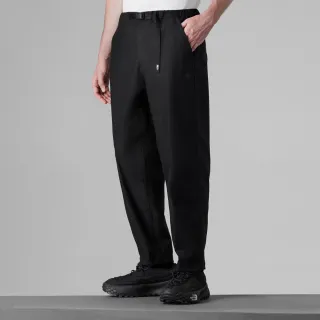 【The North Face 官方旗艦】北面UE男款黑色DWR防潑水休閒褲｜8AGW4H0