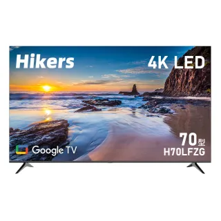 【Hikers】家電快配★70型 4K LED Google TV 智慧語音顯示器(H70LFZG)