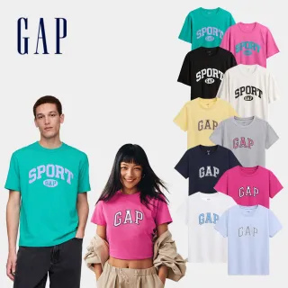 【GAP】男女裝 Logo純棉/印花圓領短袖T恤-多款任選(779260&766157)