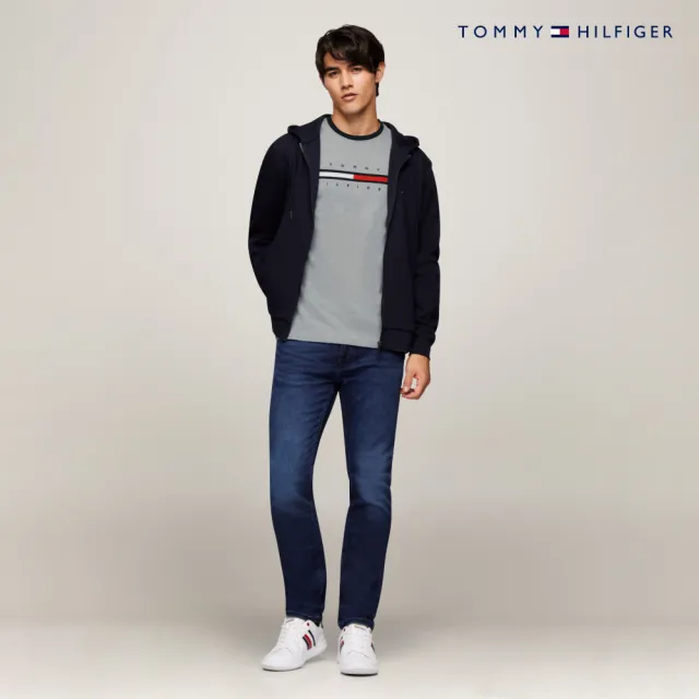 【TOMMY HILFIGER】官方旗艦館 Tino 圓領 T 恤_灰色