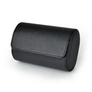 【P&W】名錶收藏盒 2支裝 皮革材質 手工精品錶盒(全開式 旅行收納盒 攜帶錶盒)